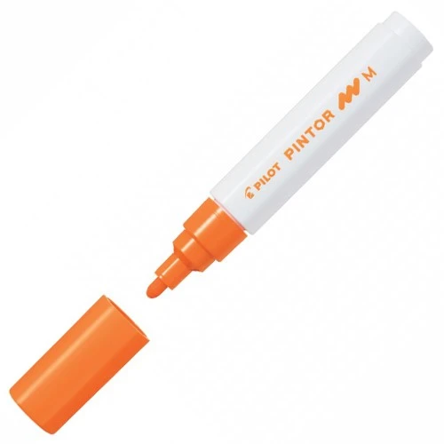 Pilot Pintor Keçeli Markör Dekor Boya Kalemi (M) Turuncu Sw-Pt-M-O (6 Lı Paket) ürün görseli 1