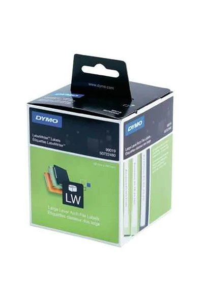 Dymo Lw Geniş Klasör Etiketi 190X59 Mm 110 Etiket 99019 ürün görseli 1