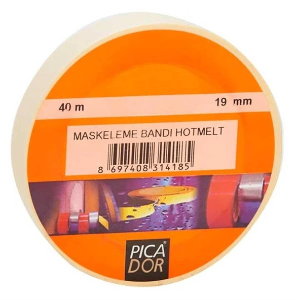 Picador Hotmelt Maskeleme Bandı 19MmX40Metre Kp004 ürün görseli 1