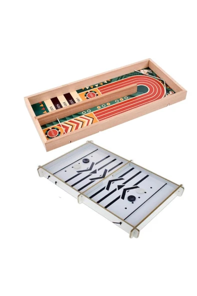 Matrax Oyuncak Shuffleboard 2 Si 1 Arada Kutu Oyunu Akç-416 ürün görseli 1