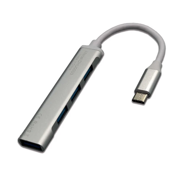 Usb-Typ-C To 4 Port Usb-A Hub Dhu0003-Elite ürün görseli 1