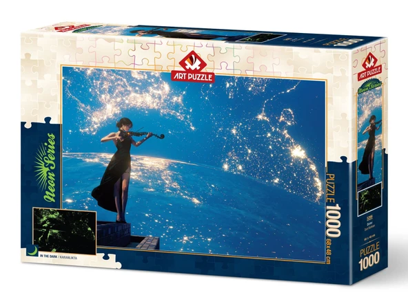 Art Puzzle 1000 Parça Puzzle Neon Son Keman 5266 ürün görseli 1