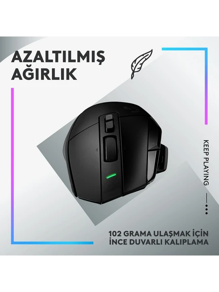 Logitech 910-006181 G502 X Lightspeed Hero Kablosuz Gaming Mouse - Resim 6
