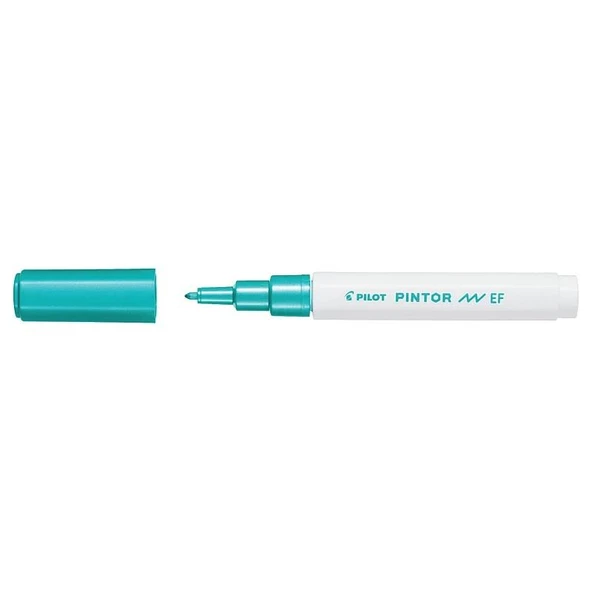 Pilot Pintor Keçeli Markör Dekor Boya Kalemi (Ef) Metalik Yeşil Sw-Pt-Ef-Mg (6 Lı Paket) ürün görseli 1
