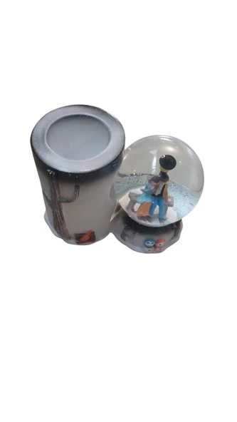 Kiddy World Kar Küresi Kalemlikli Işıklı ürün görseli 1