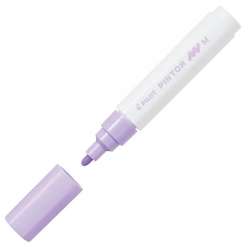Pilot Pintor Keçeli Markör Dekor Boya Kalemi (M) Pastel Mor Sw-Pt-M-Pv (6 Lı Paket) ürün görseli 1