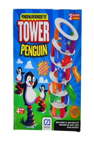 Ca Games Penguen Tower Kutu Oyunu Capls-5283 ürün görseli 1
