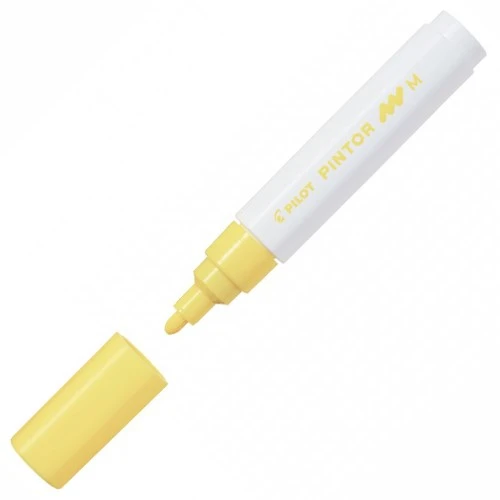 Pilot Pintor Keçeli Markör Dekor Boya Kalemi (M) Sarı Sw-Pt-M-Y (6 Lı Paket) ürün görseli 1