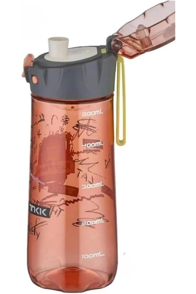 Vagon Tkk Desenli Matara (Suluk) 500 Ml T1008 (Karışık Renk 1 Adet) ürün görseli 1