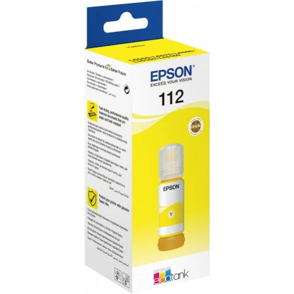 T06C44 (112) Yellow Sarı Şişe Mürekkep C13T06C44A ürün görseli 1