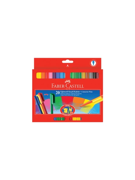 Faber-Castell Keçeli Kalem Eğlenceli 20 Renk 5068112000000 ürün görseli 1