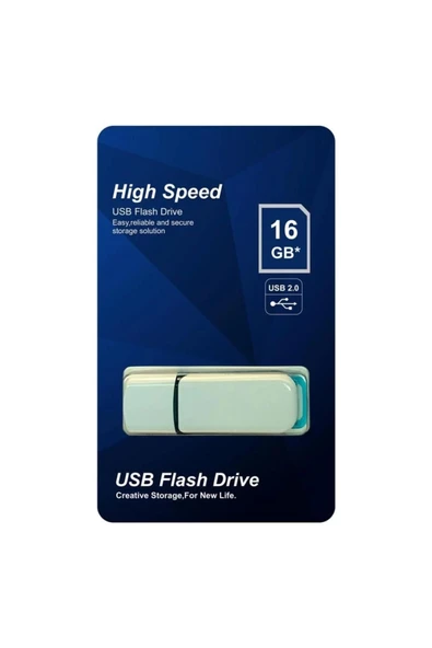Elba Flash Bellek 16 Gb Plastik Beyaz-Mavi 2.0 Usb ürün görseli 1