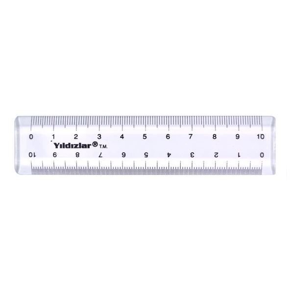 Beş Yıldızlar Cep Desimetre Cetvel 10 Cm 066 ürün görseli 1