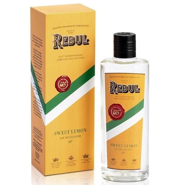 Rebul 125.Yıl Sweet Lemon Eau De Cologne - Kolonya 270ml ürün görseli 1