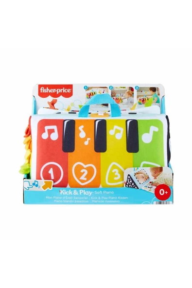 Fisher Price Oyuncak Işıklı ve Müzikli Yumuşak Piyano Hnd54 ürün görseli 1