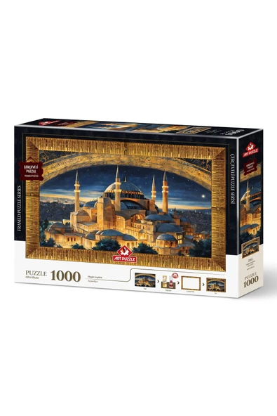 Art Puzzle 1000 Parça Puzzle Çerçeveli Ayasofya 5667 ürün görseli 1