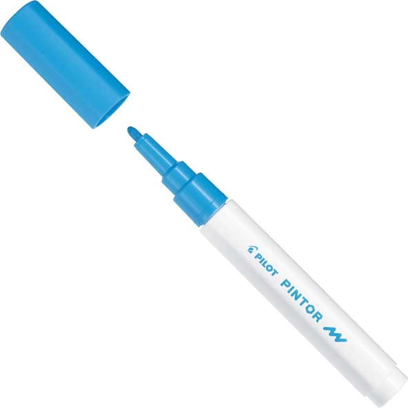 Pilot Pintor Keçeli Markör Dekor Boya Kalemi (F) Açık Mavi Sw-Pt-F-Lb (6 Lı Paket) ürün görseli 1
