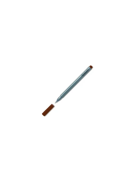 Faber-Castell Grip Finepen Keçe Uç Kalem 0.4 Mm Açık Kahve 15 16 80 (10 Lu Paket) ürün görseli 1