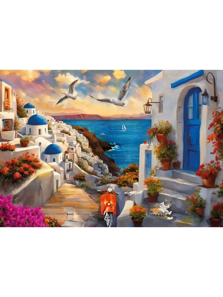 Ks Games Puzzle 500 Parça Santorini - Resim 2
