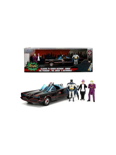 Simba Oyuncak Batman Model Araba 1966 Classic Batmobile Deluxe 1:23 253215011 ürün görseli 1