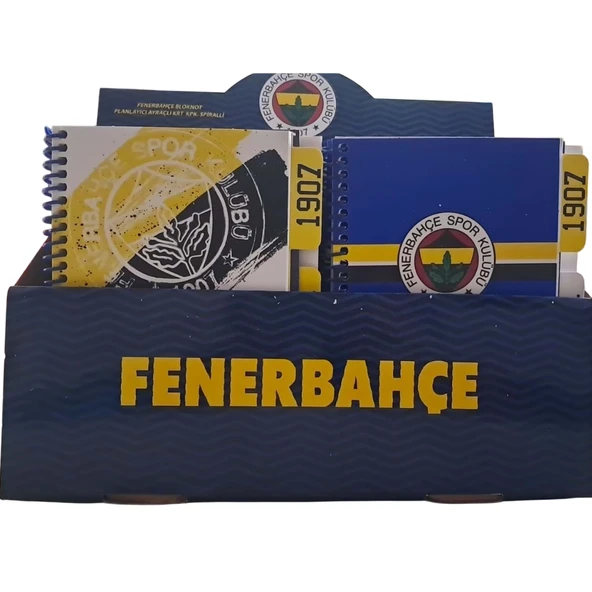 Tmn Fenerbahçe Bloknot Not Defteri Planlayıcı Ayraçlı Karton Kapak Spiralli 607560 (24 Lü Paket) ürün görseli 1