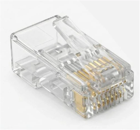 Enkado Ekd-Jk10 Rj-45 Utp Yeni Nesil Delikli Jack (100 Lü Paket) ürün görseli 1