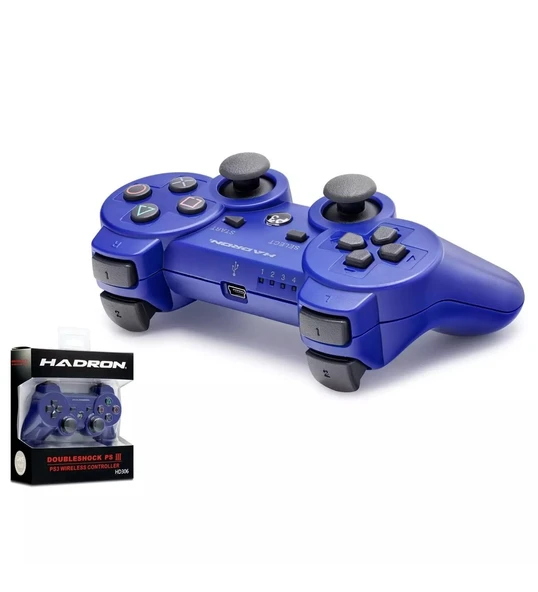 Hadron Hd306M Ps3 Gamepad Mavi - Resim 2