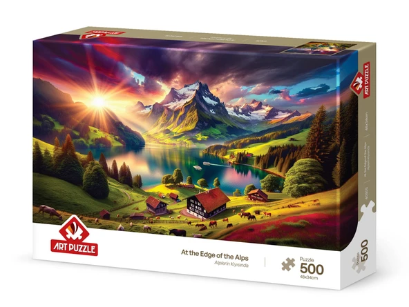 Art Puzzle 500 Parça Puzzle Alplerin Kıyısında 40505 ürün görseli 1