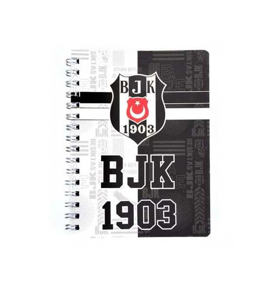 Tmn Bloknot Not Defteri Beşiktaş Spiralli Karton Kapak A6 Küçük Boy 108 591711 (36 Lı Paket) ürün görseli 1