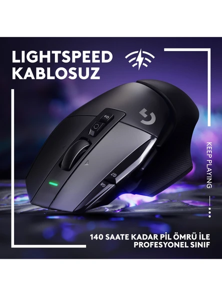 Logitech 910-006181 G502 X Lightspeed Hero Kablosuz Gaming Mouse - Resim 3