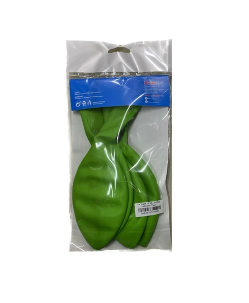 Bafix Balon 24" Yeşil Jumbo Büyük Boy (3 Lü Paket) ürün görseli 1