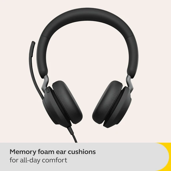 Jabra Evolve2 40 Usb C-A Ms Stereo Kulaklık - Resim 3