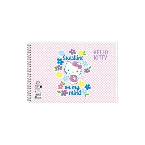 Keskin Color Hello Kitty Resim Defteri Spiralli 17X25Cm 15 Yaprak 300115-08 (Karışık Renk 1 Adet) ürün görseli 1