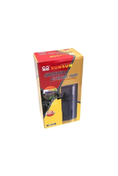 Sunsun HJ-311B Akvaryum Mini Iç Filtre 300 L/H 2W ürün görseli 1