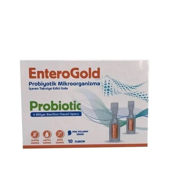 Enterogold Yetişkin Probiyotik 10 Flakon ürün görseli 1