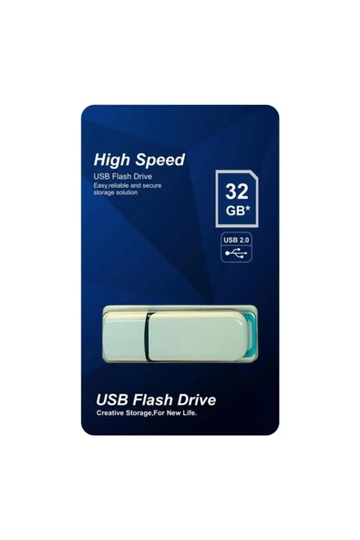 Elba Flash Bellek 32 Gb Plastik Beyaz-Mavi 2.0 Usb ürün görseli 1