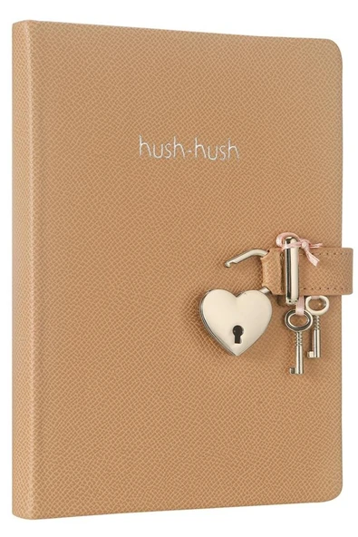 Victoria's Journals Kilitli Not Defteri 13X18 Cm Hush 160 Yaprak Çizgili Bej 216883 ürün görseli 1