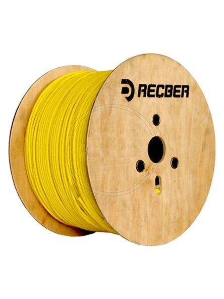 Reçber Cat6 Utp 23 Awg 500 Metre Pvc Kablo Sarı ürün görseli 1