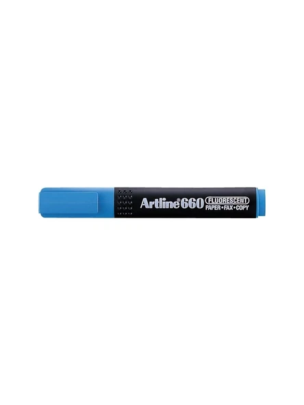 Artline Fosforlu Kalem Kesik Uç: 1,0-4,0 Mm Açık Mavi 660 (12 Li Paket) ürün görseli 1