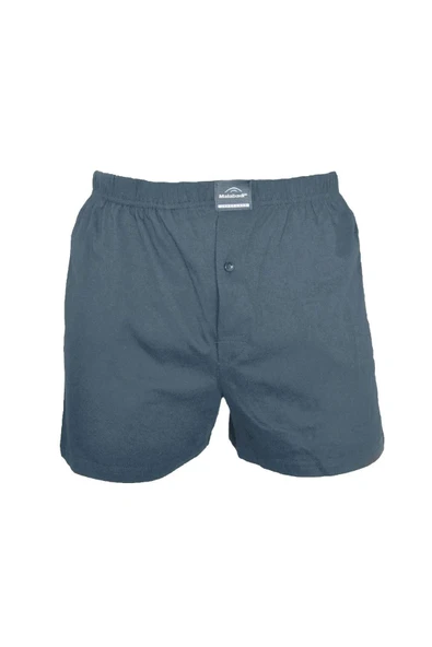 Kapbirtane Malabadi Erkek Geniş Kalıp Büyük Beden %100 Pamuk Battal Boxer 90024- 6 Adet  Füme 5XL ürün görseli 1