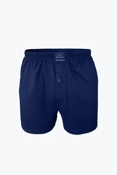 Kapbirtane Malabadi Erkek Geniş Kalıp Büyük Beden %100 Pamuk Battal Boxer 90024- 6 Adet  Lacivert 6XL ürün görseli 1