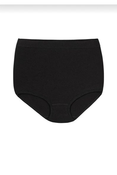 Yıldız Kadın Modal Yüksek Bel Silikonlu Likralı Toparlayıcı Külot 4200 - 6 Adet  Siyah 2XL ürün görseli 1