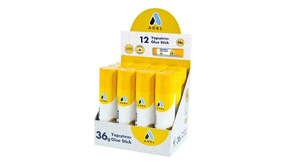 Adel Stick Yapıştırıcı Glue 36 Gram 2025 (12 Li Paket) ürün görseli 1