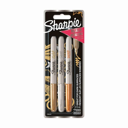 Sharpie Markör Kalem Metalik 3 Lü Karışık Renk 1986006 ürün görseli 1