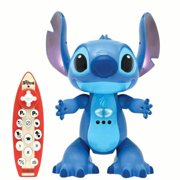 Sunman Oyuncak Stitch Sesli ve Işıklı Uzaktan Kumandalı İnteraktif Robot S00011804 ürün görseli 1