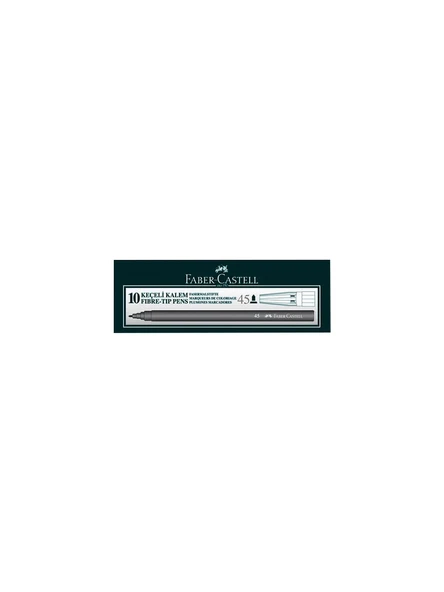 Faber-Castell Keçeli Kalem Siyah 5061 155002 (10 Lu Paket) ürün görseli 1