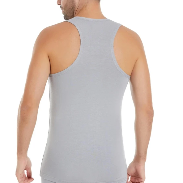 Yıldız Erkek Bambu Rambo Sporcu Atlet 490/91/92 - 1 Adet  L Gri ürün görseli 1