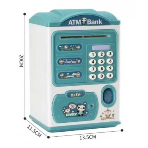 Parmak İzi ve Şifreli Elektronik ATM Kumbara ürün görseli 1