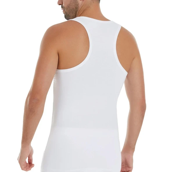 Yıldız Erkek Bambu Rambo Sporcu Atlet 490/91/92 - 1 Adet  Beyaz XL ürün görseli 1