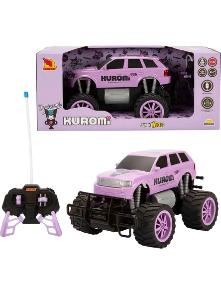 Sunman Oyuncak 1:18 Suncon Jumbo Wheels Kuromi USB Şarjlı Uzaktan Kumandalı Arazi Aracı S00006217 ürün görseli 1